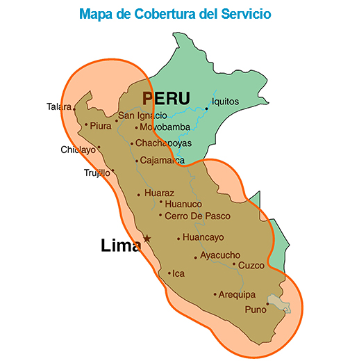 peru coverage map